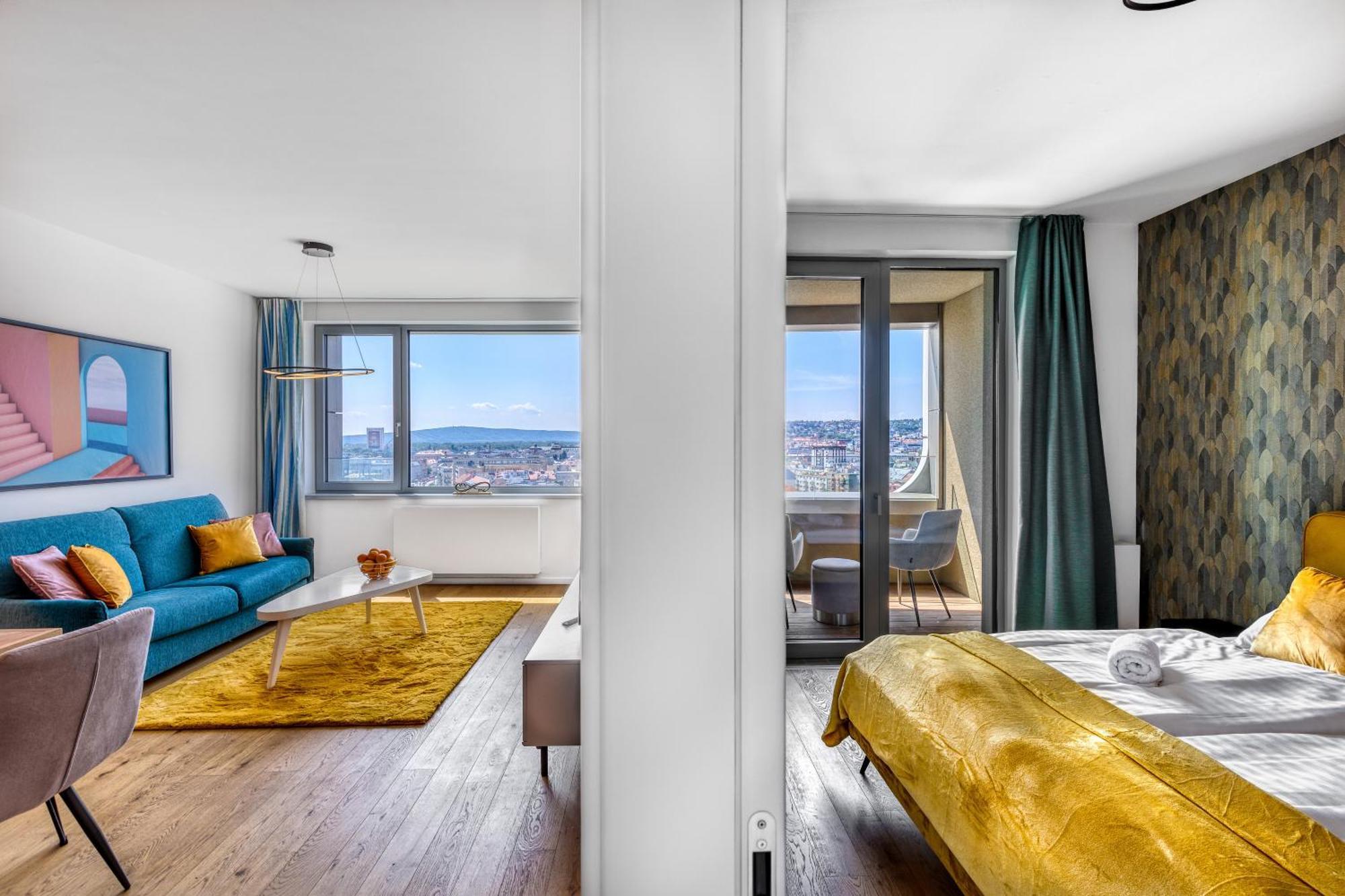 Sky Park 1 - Luxurious #Instaworthy Apartment In Downtown City Center With Included Parking, Best Address In Town Bratislava Dış mekan fotoğraf